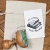 Personalizowany Exlibris z literackim motywem pisania