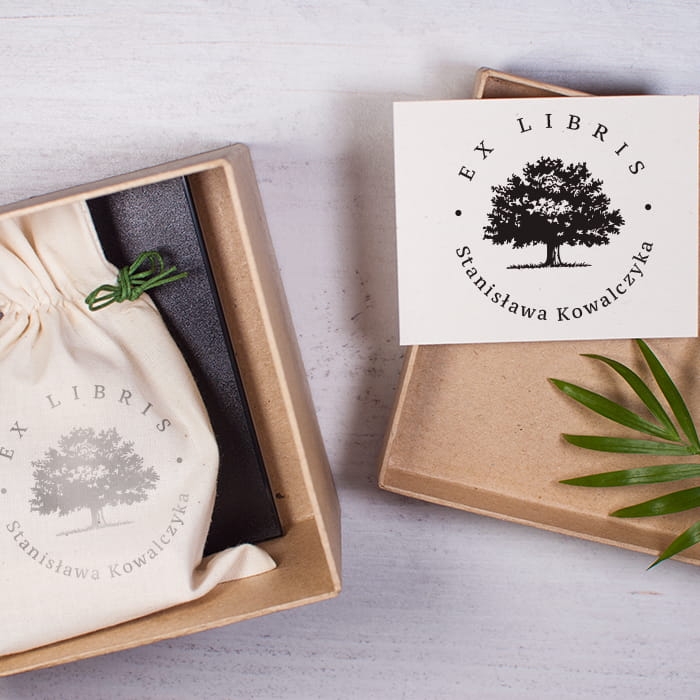 exlibris zestaw dąb