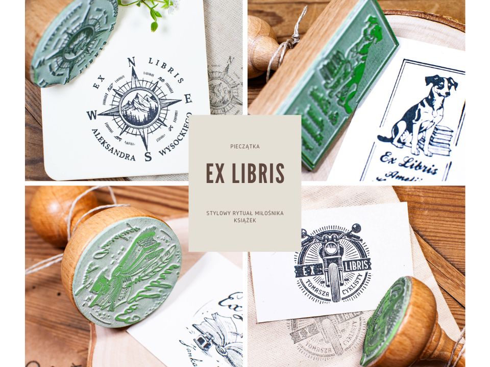 Ex libris pieczątka - stylowy rytuał miłośnika książek